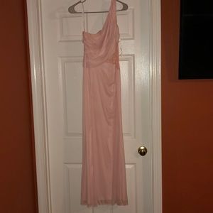 Bridesmaid dress from David’s bridal.